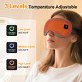 The Warm Lid heated eye mask, front view